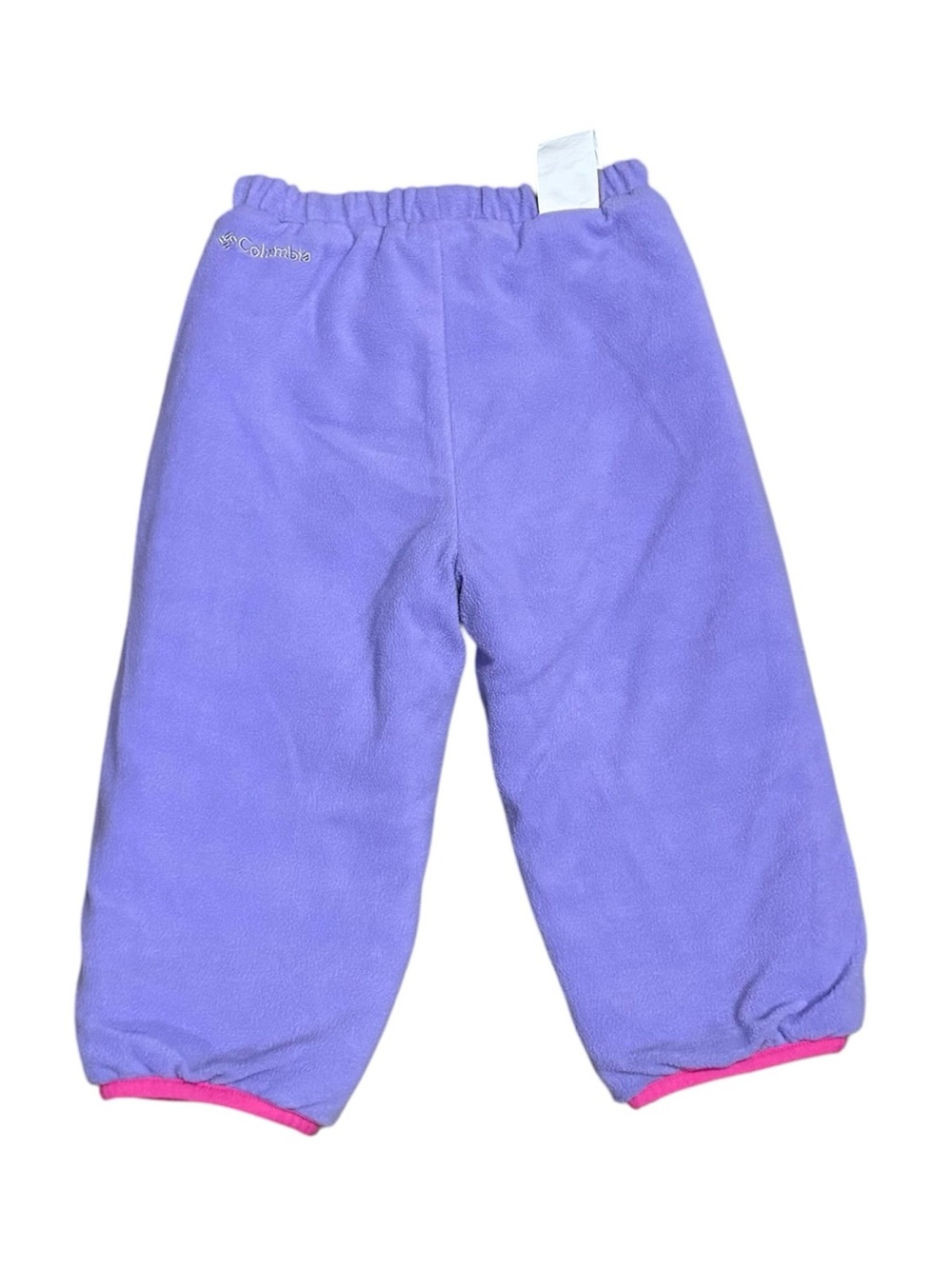 Columbia Reversible Toddler Insulated Snow Pants Purple Pink 3T - Picture 3 of 4